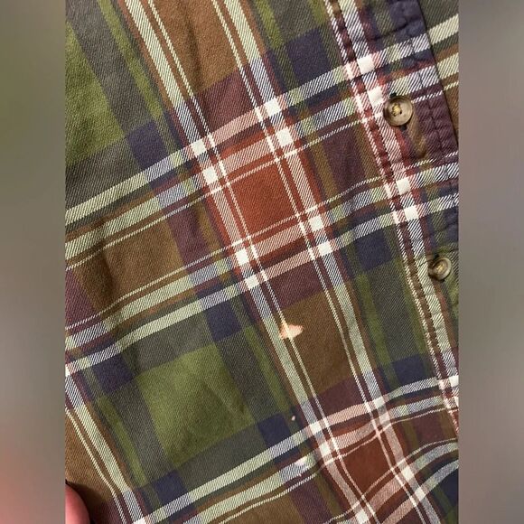 Colorful plaid / stripped button up - Picture 4 of 7